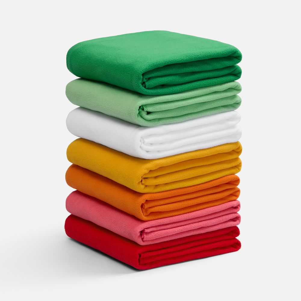 Флисовый плед Warm&Peace, зеленый / Миниатюра WWW (1000)