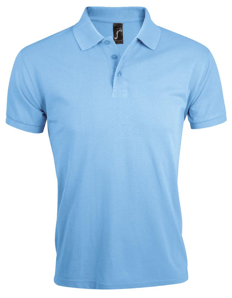 Рубашка поло мужская Prime Men 200 голубая / Миниатюра WWW (1000)