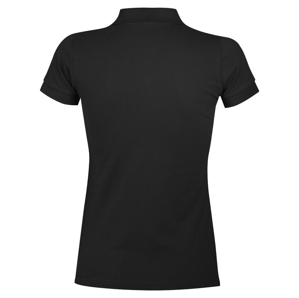 Рубашка поло женская Portland Women 200 черная / Миниатюра WWW (1000)