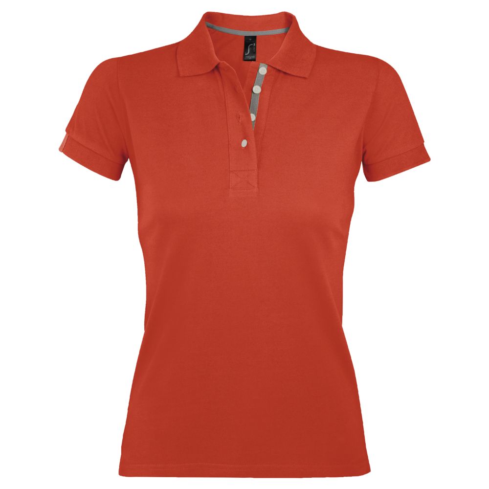 Рубашка поло женская Portland Women 200 оранжевая / Миниатюра WWW (1000)