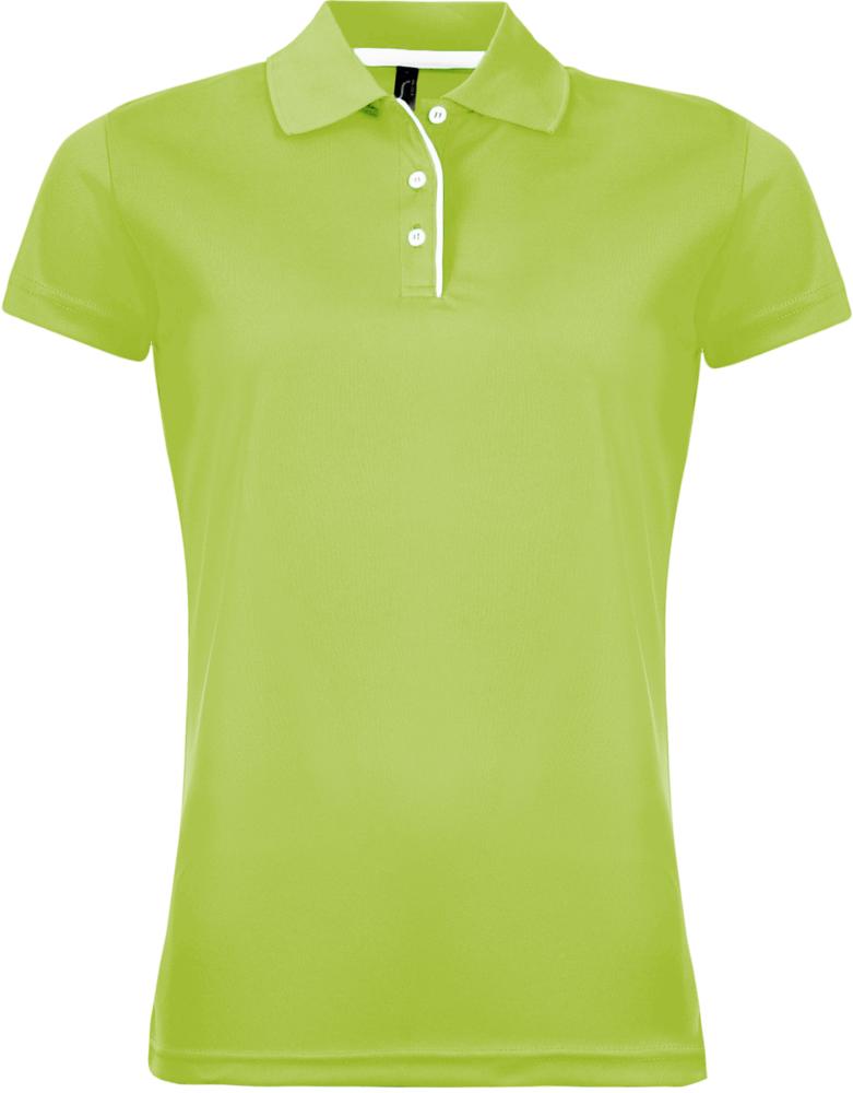 Рубашка поло женская Performer Women 180 зеленое яблоко / Миниатюра WWW (1000)