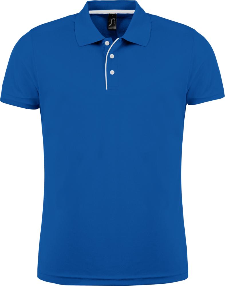 Рубашка поло мужская Performer Men 180 ярко-синяя / Миниатюра WWW (1000)