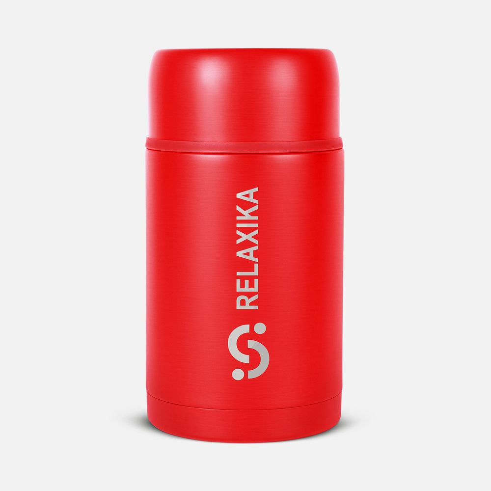 Термос для еды Relaxika 1000, красный / Миниатюра WWW (1000)