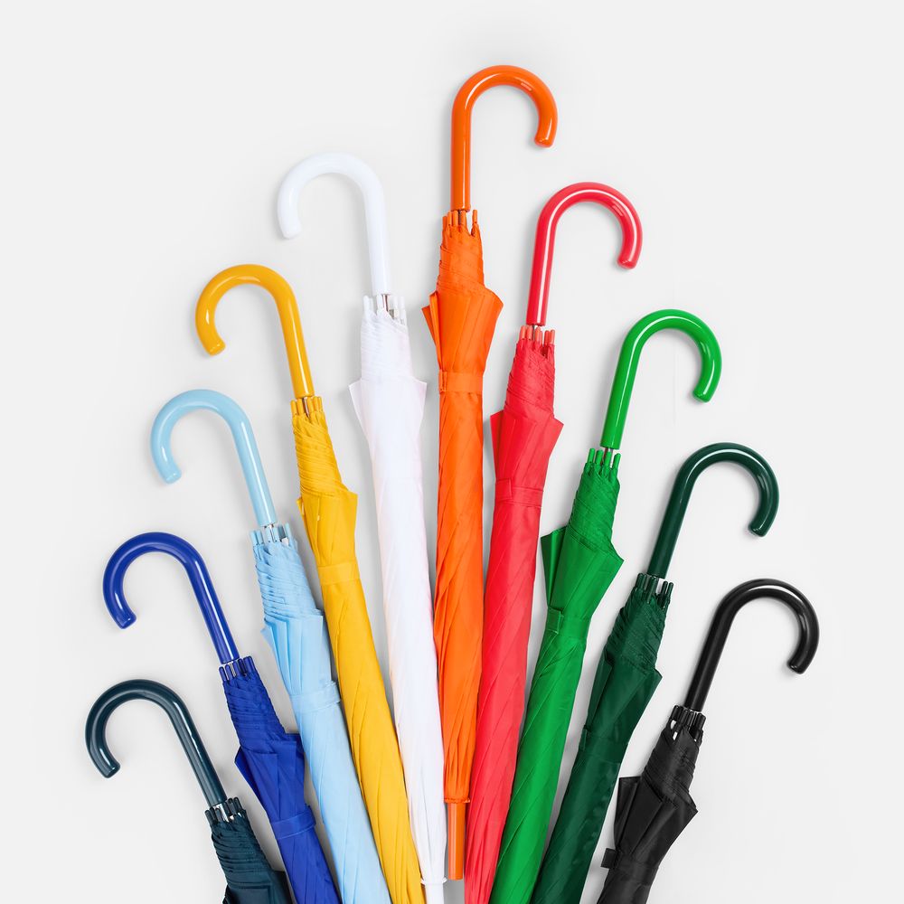 Зонт-трость Promo, темно-зеленый / Миниатюра WWW (1000)