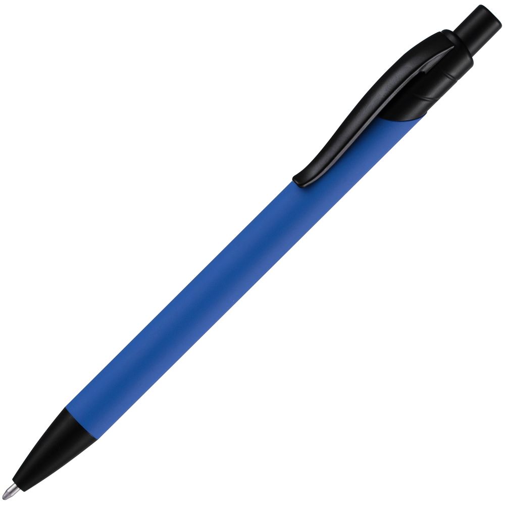 Ручка шариковая Undertone Black Soft Touch, ярко-синяя / Миниатюра WWW (1000)