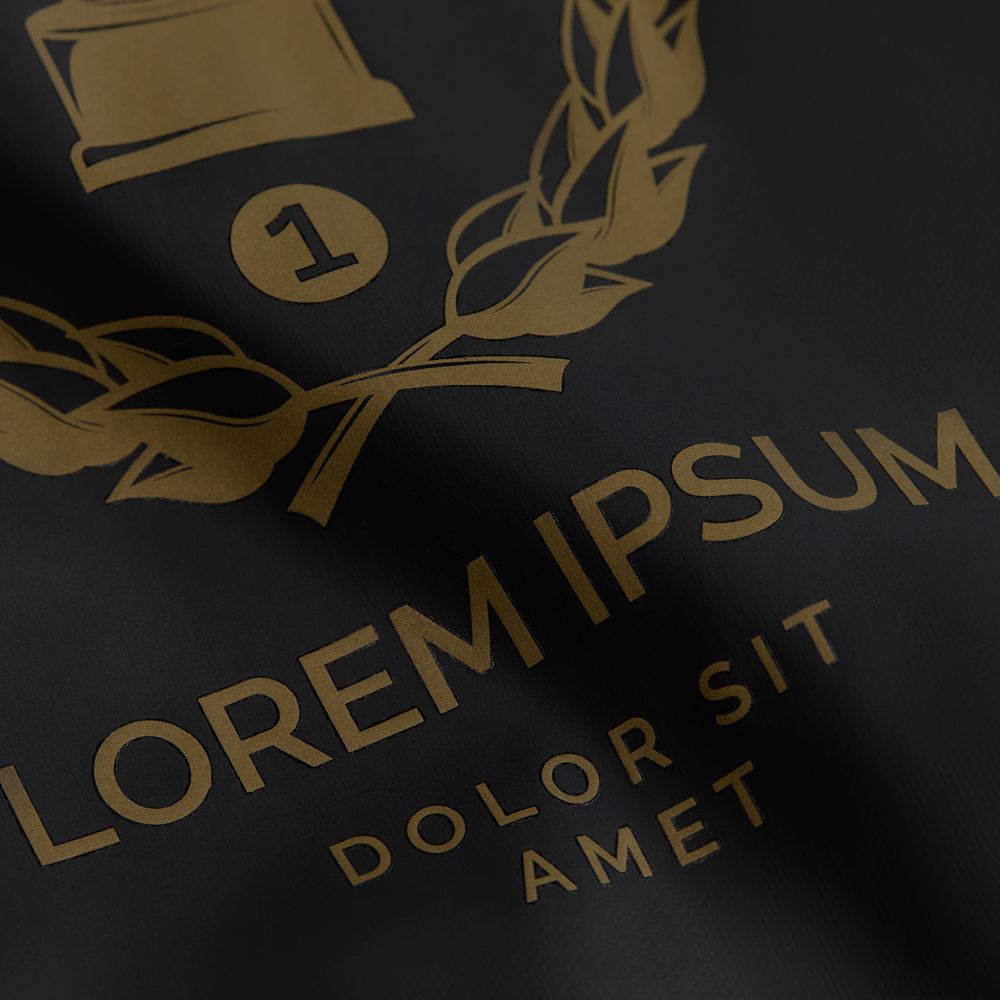 Парка R4, черная / Миниатюра нанесения (1000)