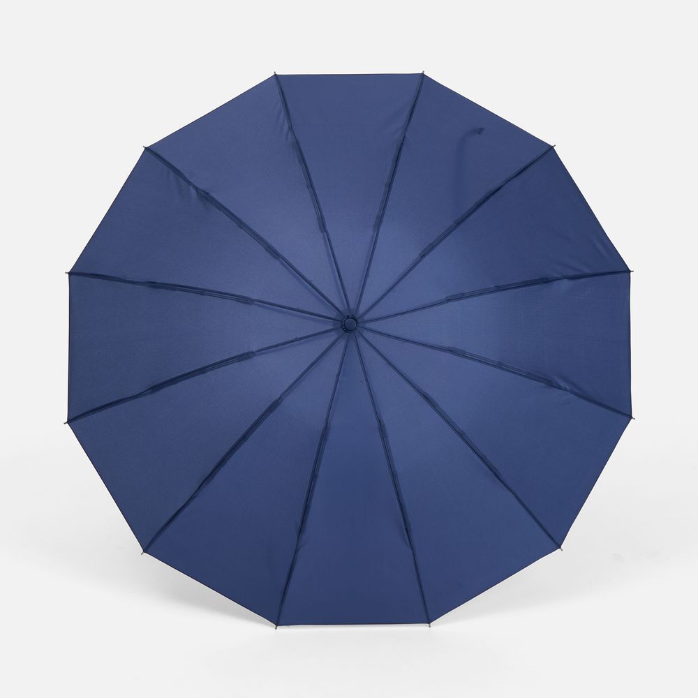 Зонт складной Skymate с УФ-защитой и ручкой-карабином, темно-синий / Миниатюра WWW (1000)