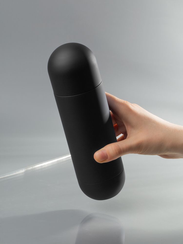 Термос Tubula Soft Touch, черный / Миниатюра WWW (1000)