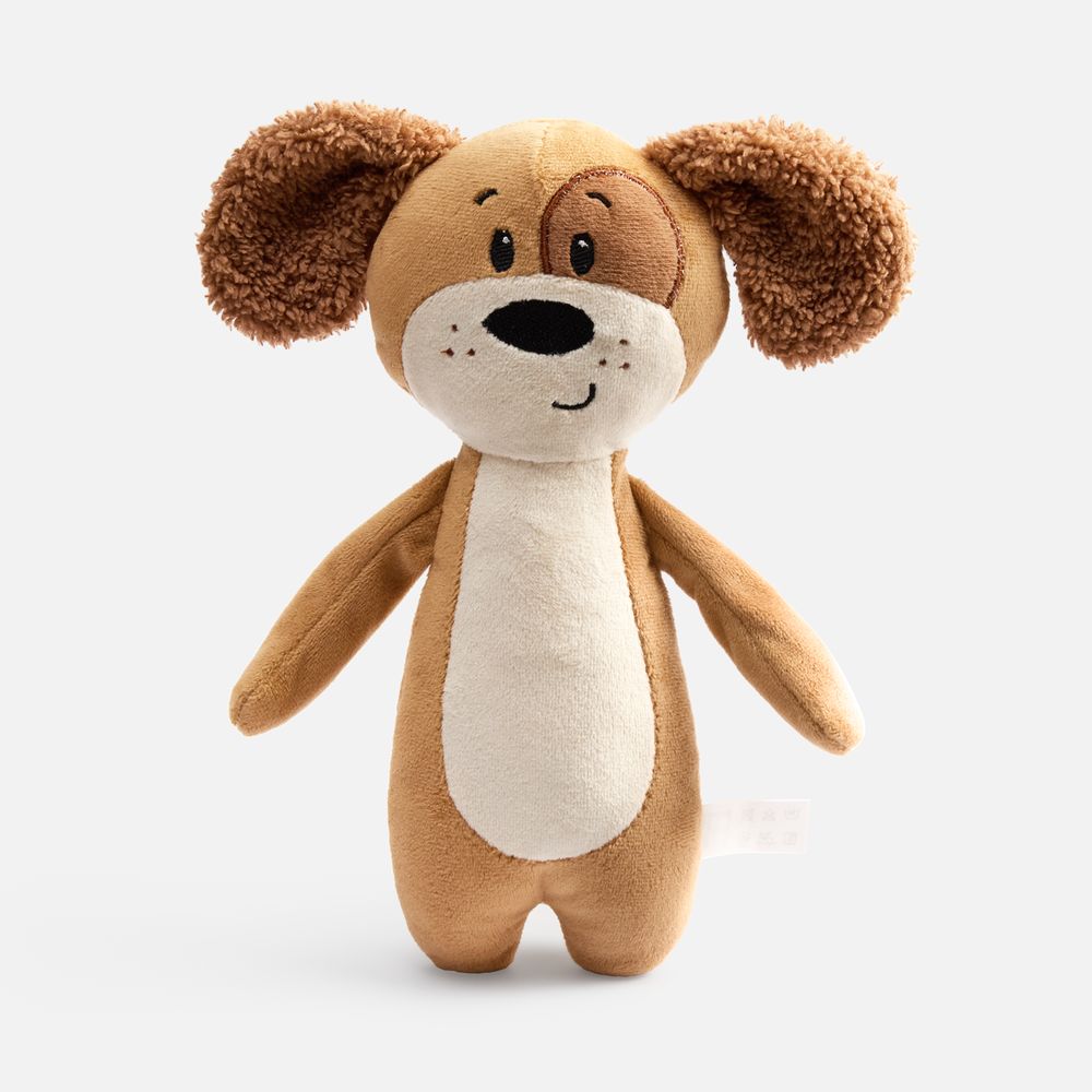 Мягкая игрушка Beastie Toys, собачка с белым шарфом / Миниатюра WWW (1000)