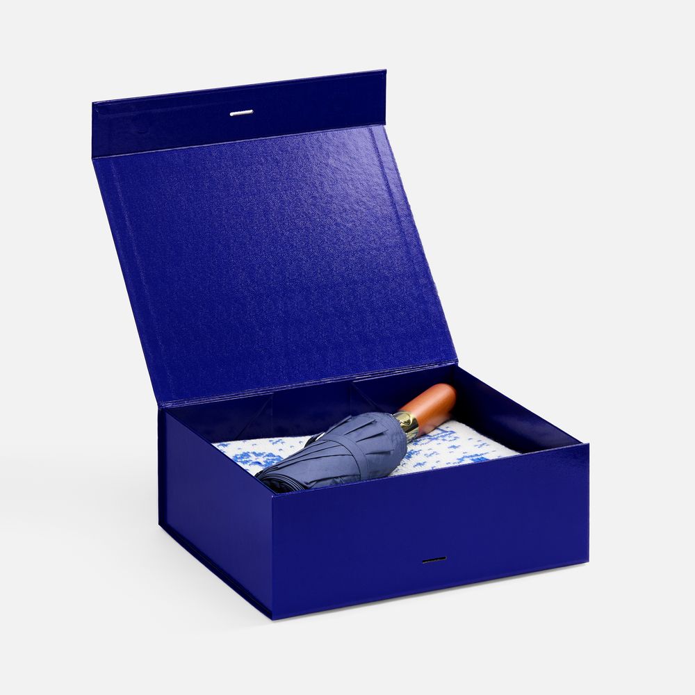 Коробка складная Rusetti, L, синяя / Миниатюра WWW (1000)