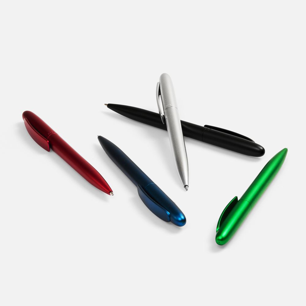 Ручка шариковая Moor Silver, серебристая / Миниатюра WWW (1000)