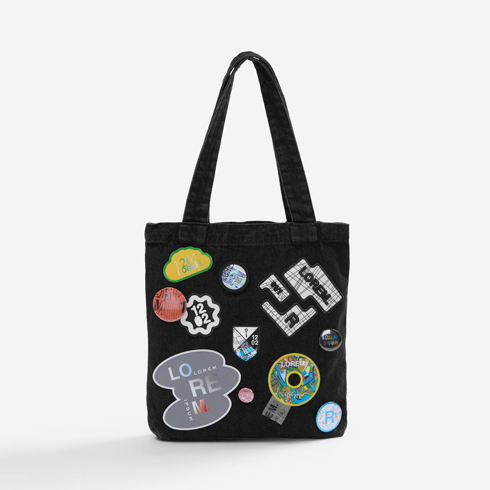 Шопер B7, черный / Миниатюра нанесения (1000)