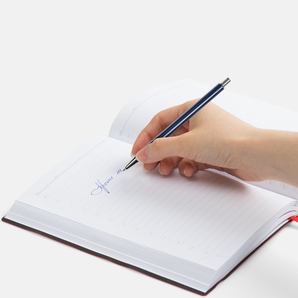 Ручка шариковая Slim Beam, синяя / Миниатюра WWW (1000)