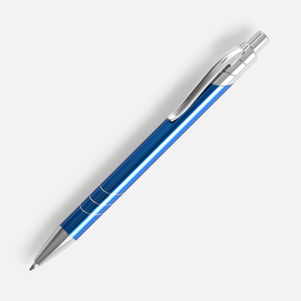 Ручка шариковая Underton Metallic, синяя / Миниатюра WWW (1000)