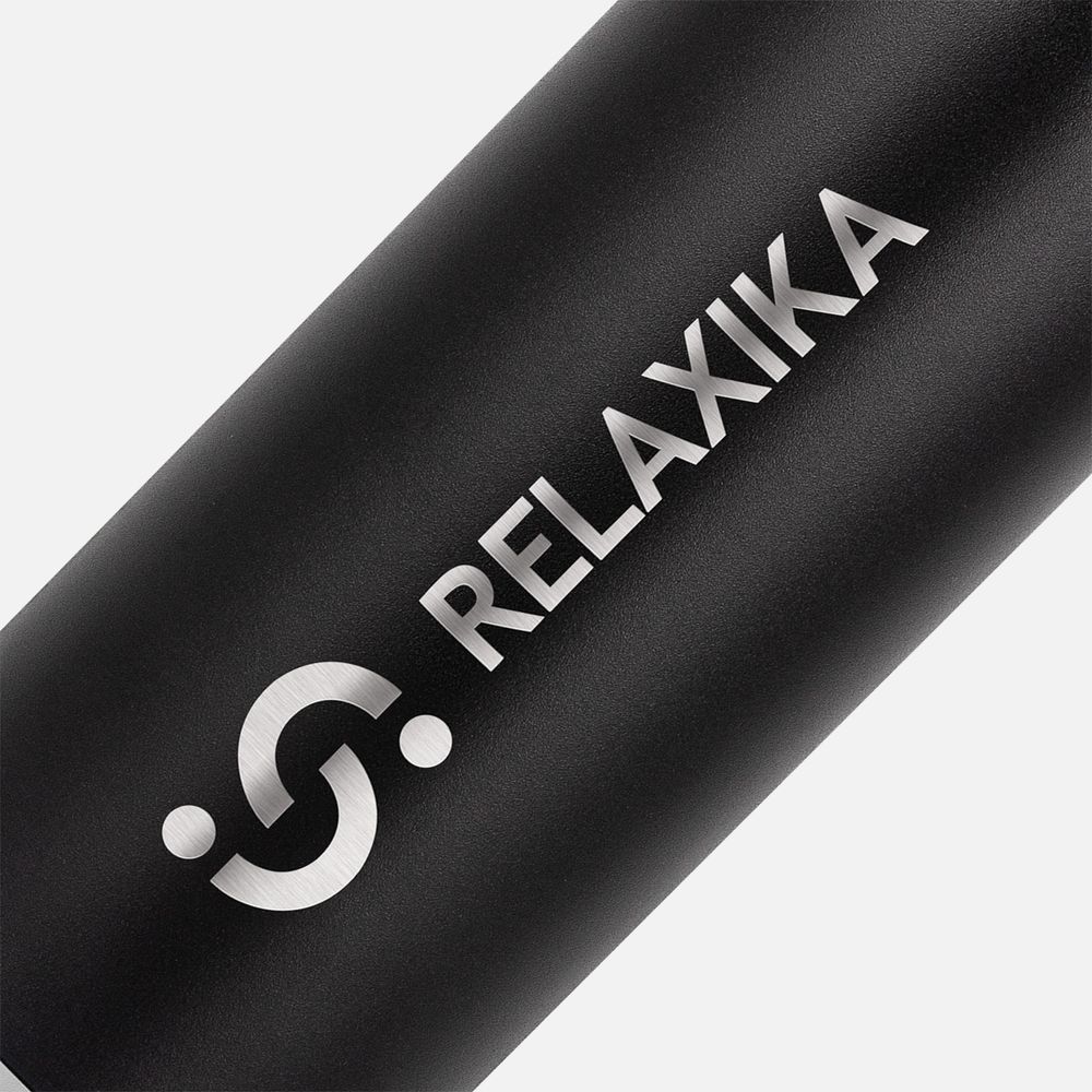 Термос Relaxika 1600 со стикерпаком, черный / Миниатюра WWW (1000)