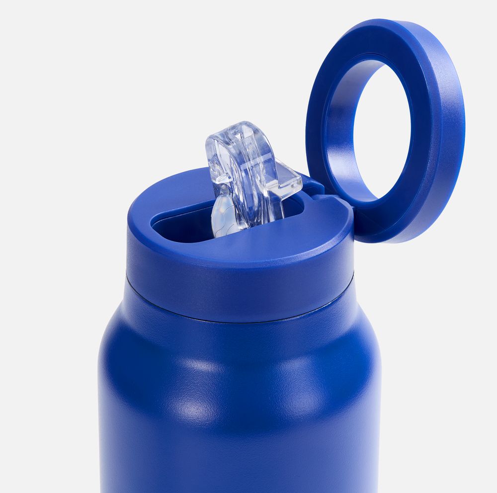 Термобутылка Magnus с магнитным держателем для телефона, синяя / Миниатюра WWW (1000)