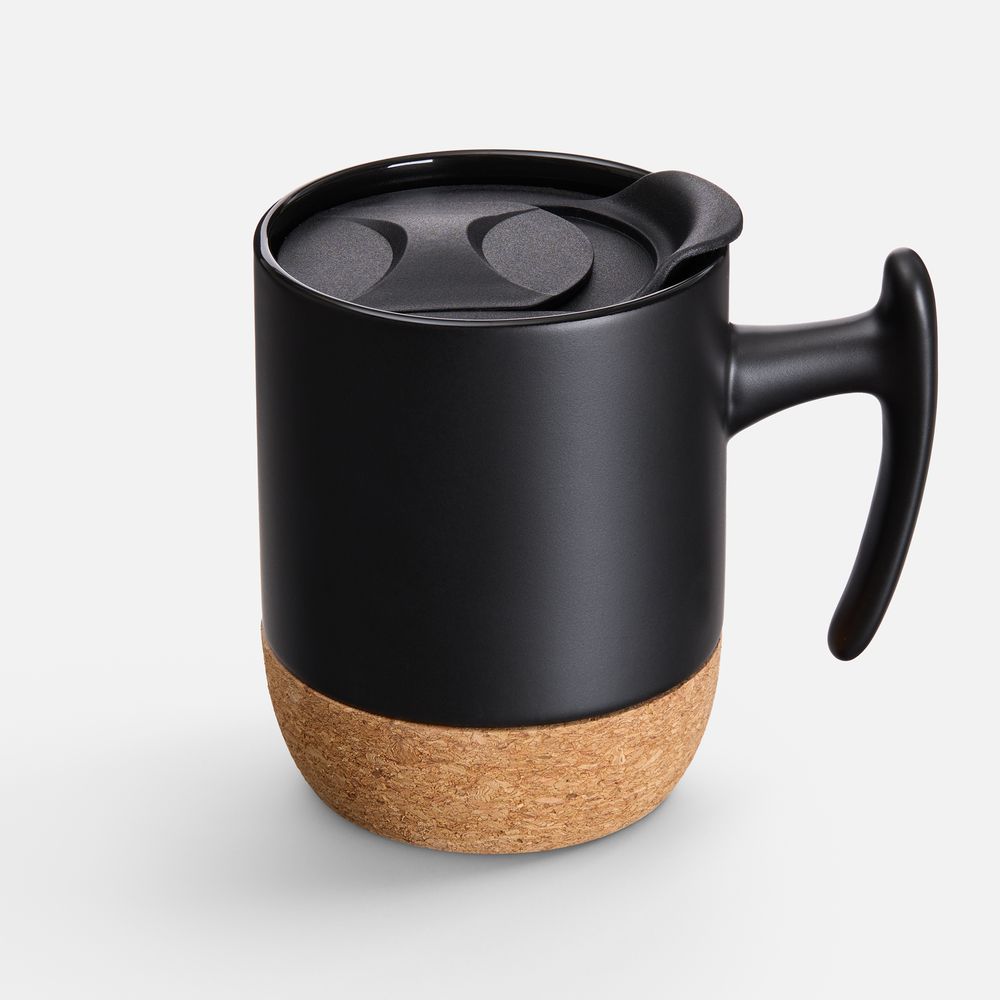 Кружка Corky Grip, черная / Миниатюра WWW (1000)