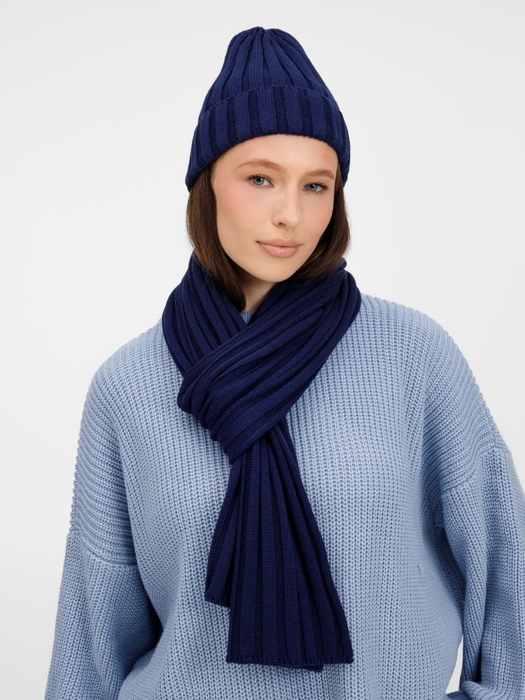 Шарф Metelitsa, темно-синий (сапфир) / Миниатюра WWW (1000)