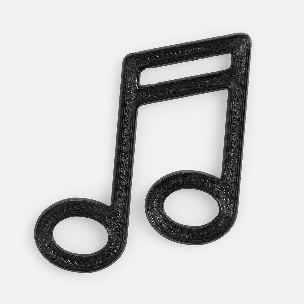 Подвеска Industry, 3D-печать на заказ, ноты / Миниатюра WWW (1000)