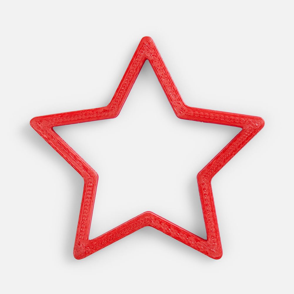 Подвеска Contour, 3D-печать на заказ, звезда / Миниатюра WWW (1000)