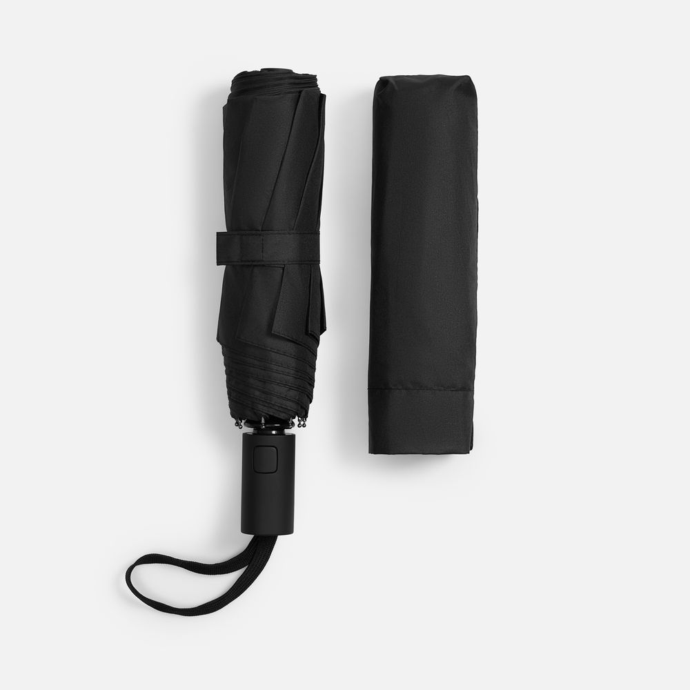 Зонт складной Cloudex, черный / Миниатюра WWW (1000)