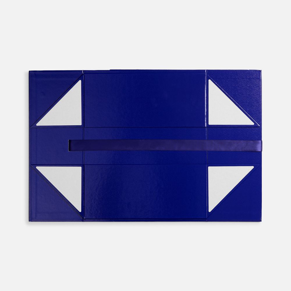 Коробка складная Rusetti, L, синяя / Миниатюра WWW (1000)