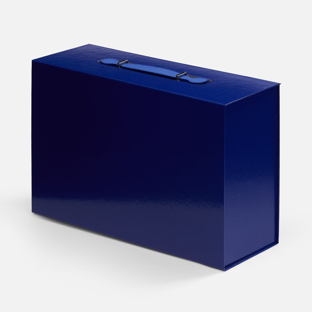 Коробка складная Holdfold, L, синяя / Миниатюра WWW (1000)