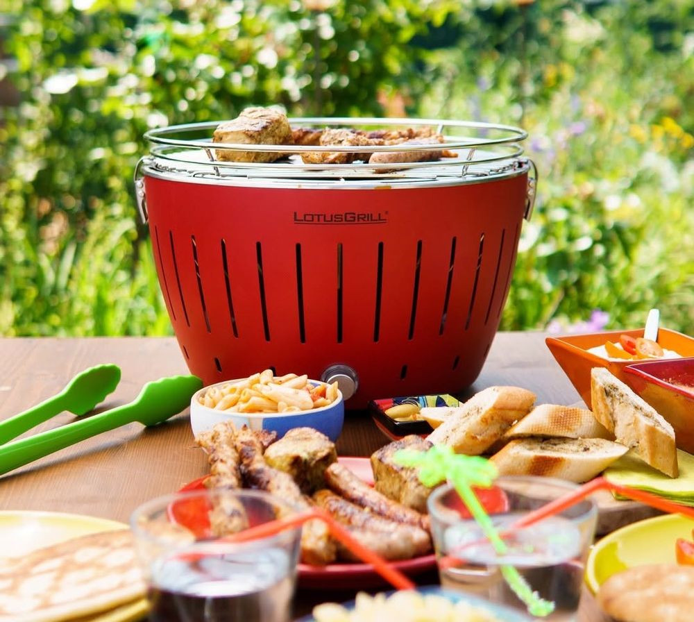 Угольный гриль Lotus Grill Classic, красный / Миниатюра WWW (1000)