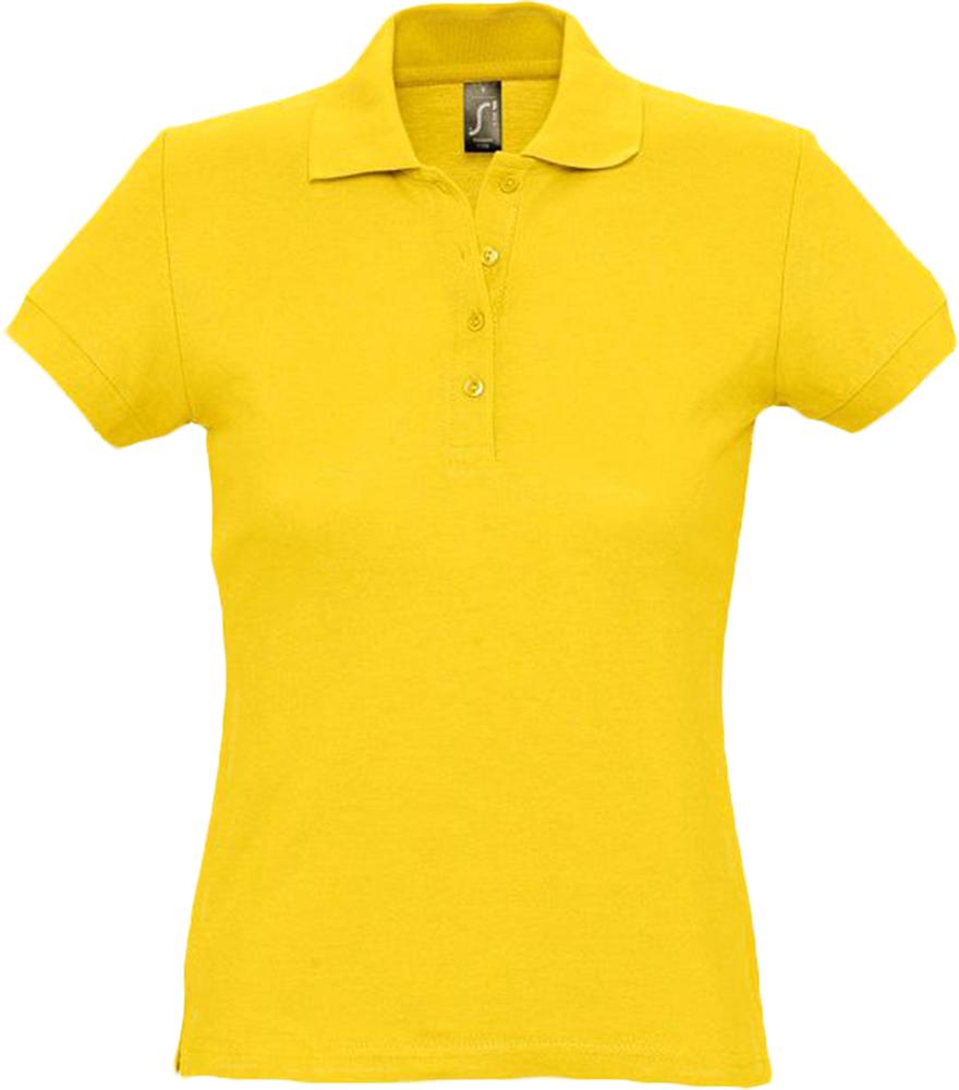 Рубашка поло женская Passion 170, желтая / Миниатюра WWW (1000)