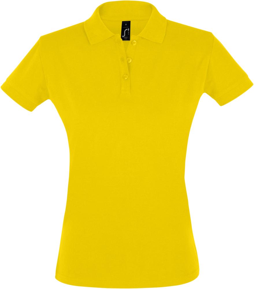Рубашка поло женская Perfect Women 180 желтая / Миниатюра WWW (1000)