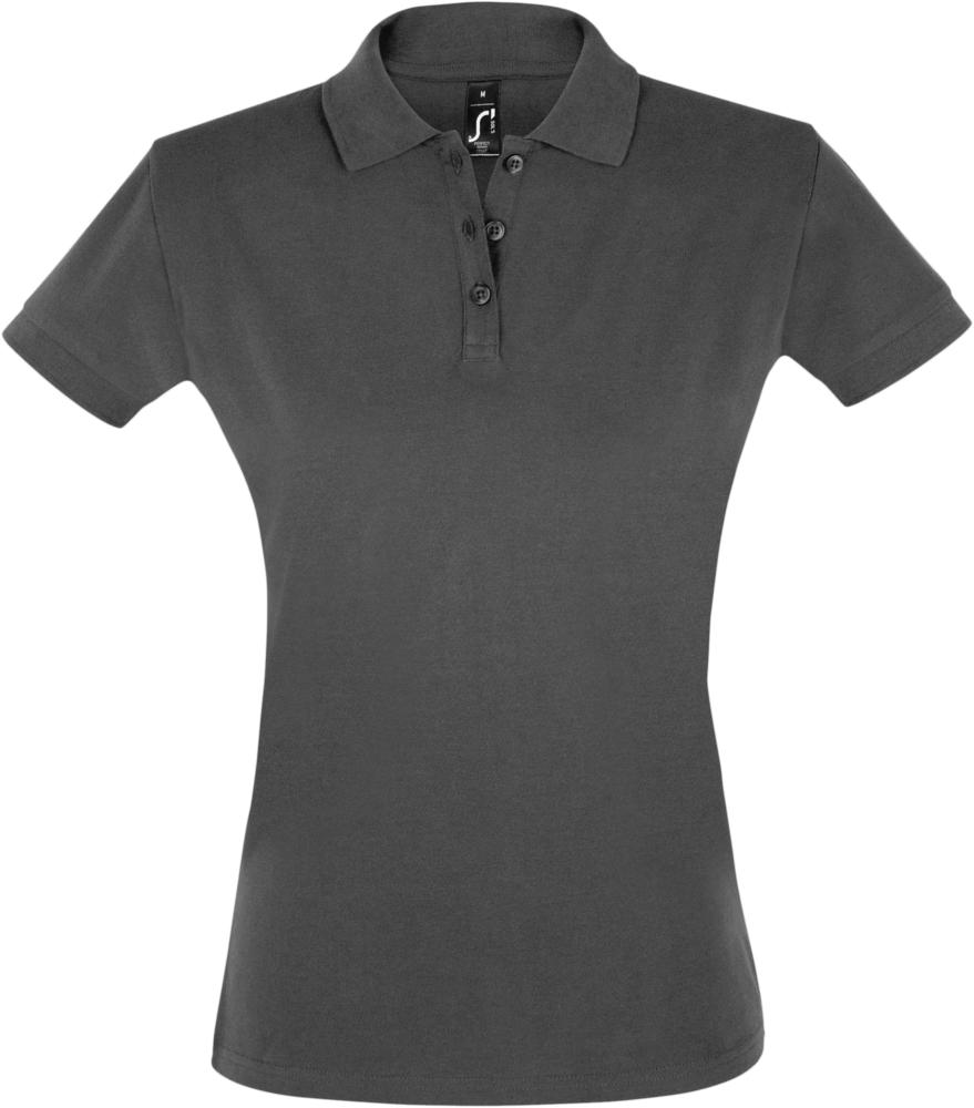 Рубашка поло женская Perfect Women 180 темно-серая / Миниатюра WWW (1000)
