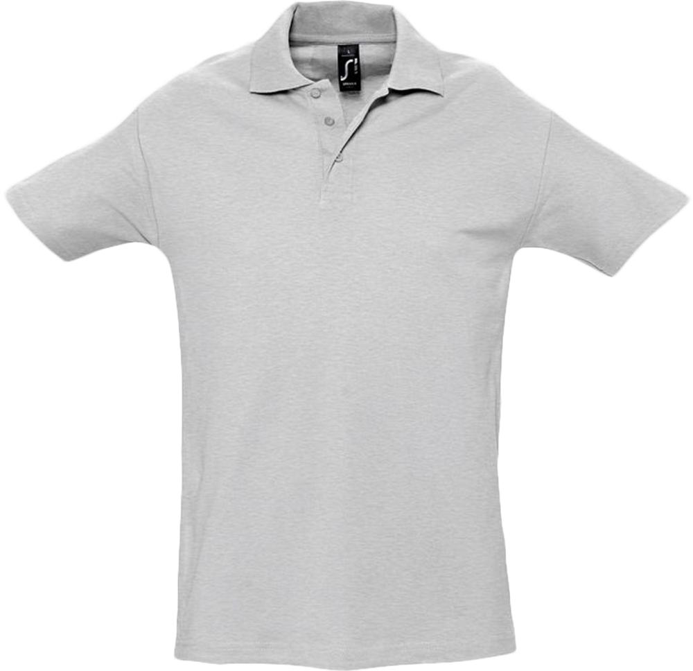 Рубашка поло мужская Spring 210, светлый меланж / Миниатюра WWW (1000)