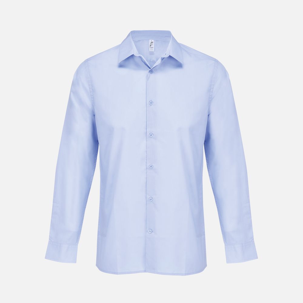 Рубашка мужская Bailey, голубая / Миниатюра WWW (1000)