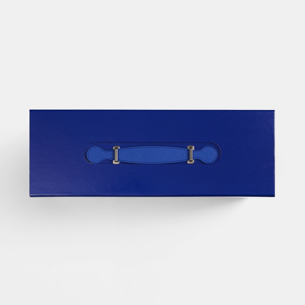 Коробка складная Holdfold, L, синяя / Миниатюра WWW (1000)