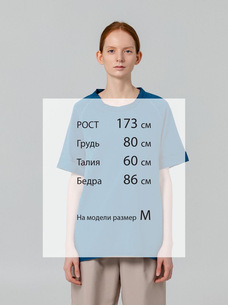 Футболка Vozduh, синяя / Миниатюра WWW (1000)