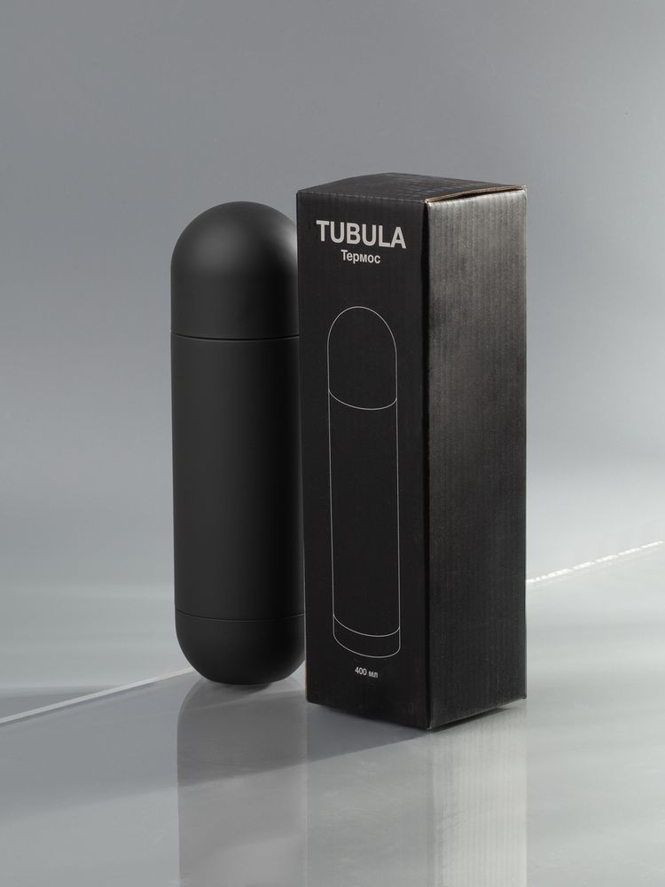 Термос Tubula Soft Touch, черный / Миниатюра WWW (1000)