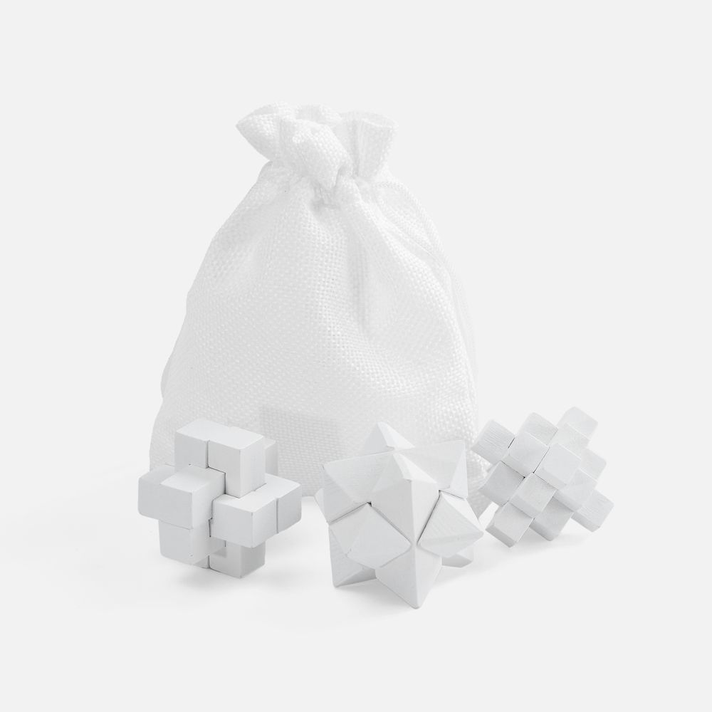 Набор из 3 головоломок Tickler Arcade, белый / Миниатюра WWW (1000)