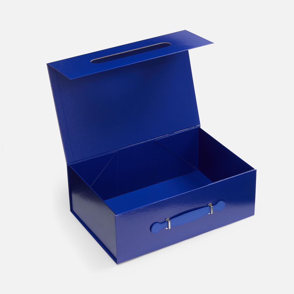 Коробка складная Holdfold, L, синяя / Миниатюра WWW (1000)