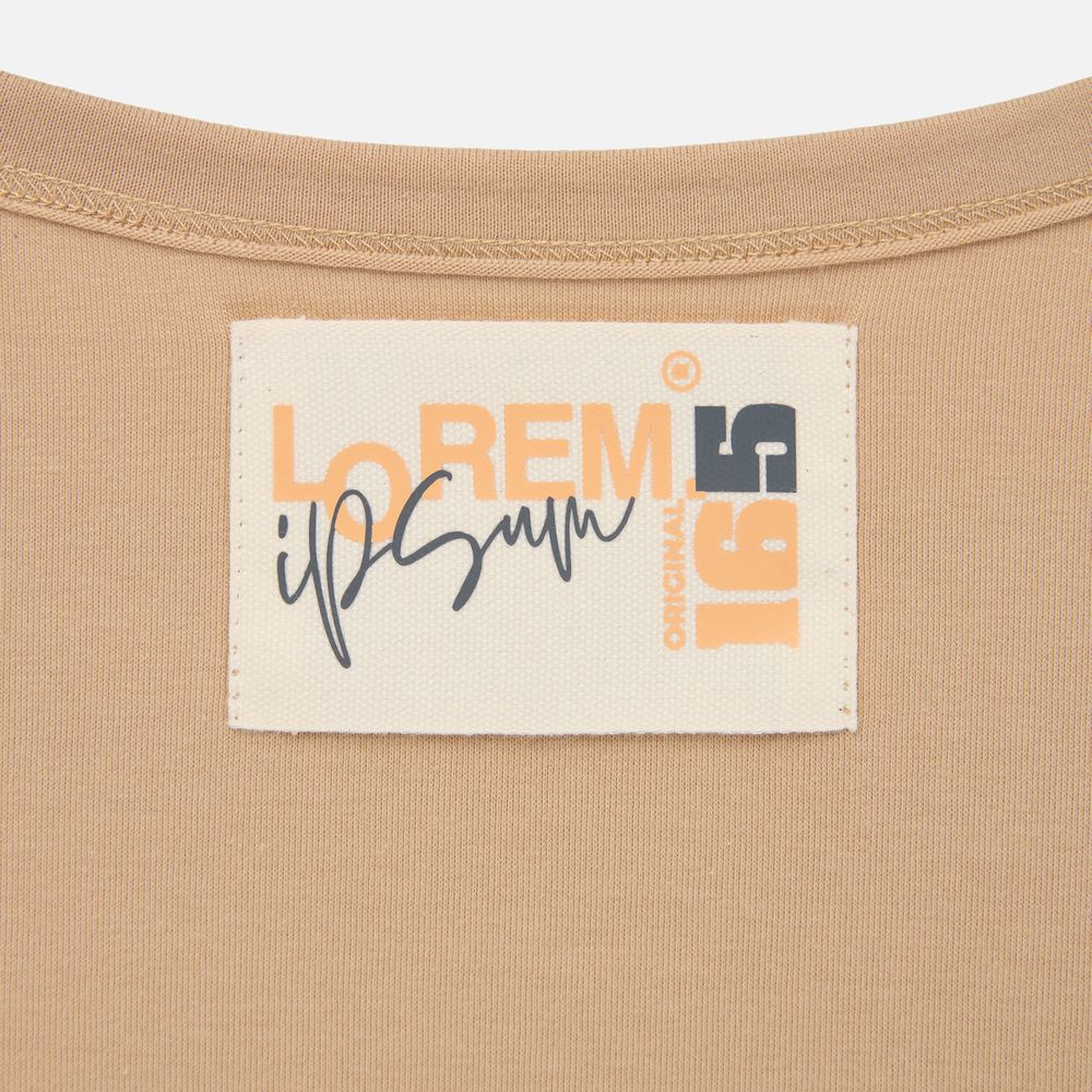 Лейбл хлопковый Doni, XL, неокрашенный / Миниатюра нанесения (1000)