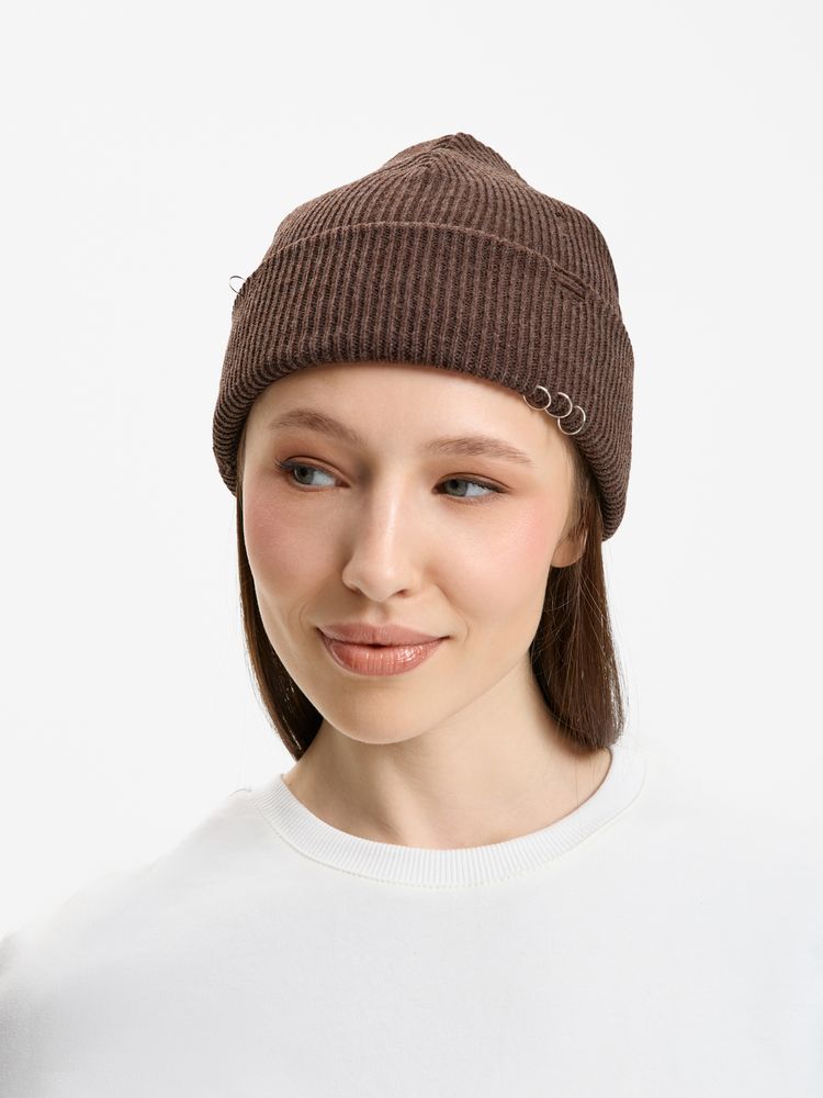 Шапка Ribelle, коричневый меланж / Миниатюра WWW (1000)