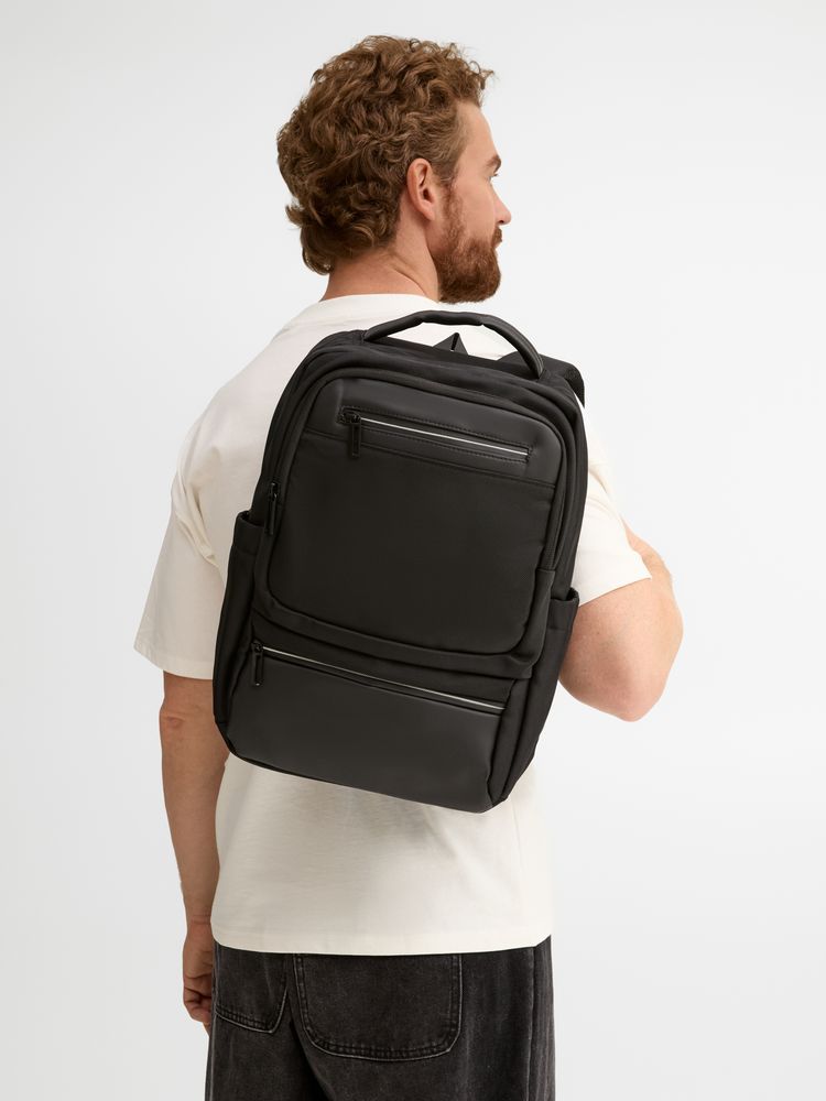 Рюкзак neoPolis, черный / Миниатюра WWW (1000)