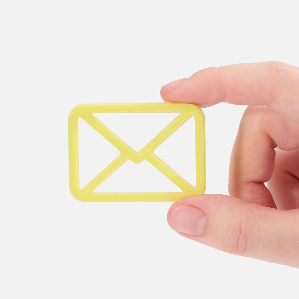 Подвеска Office, 3D-печать на заказ, конверт / Миниатюра WWW (1000)