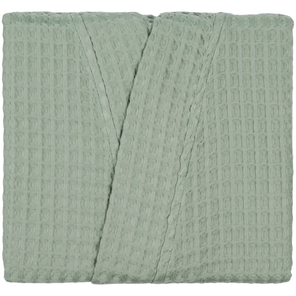 Халат вафельный женский Boho Kimono, зеленая мята / Миниатюра WWW (1000)