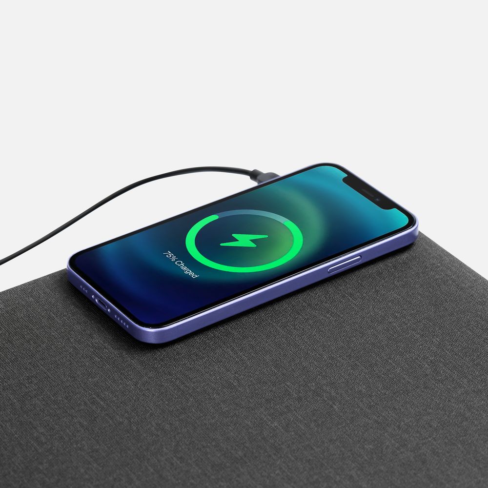 Складной стол для ноутбука с беспроводной зарядкой Kickstand Table, серый / Миниатюра WWW (1000)