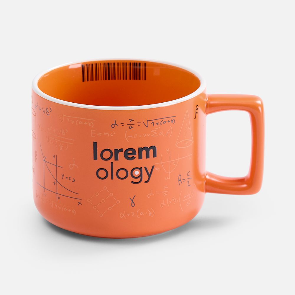 Чашка Fusion, ver.2, оранжевая / Миниатюра нанесения (1000)