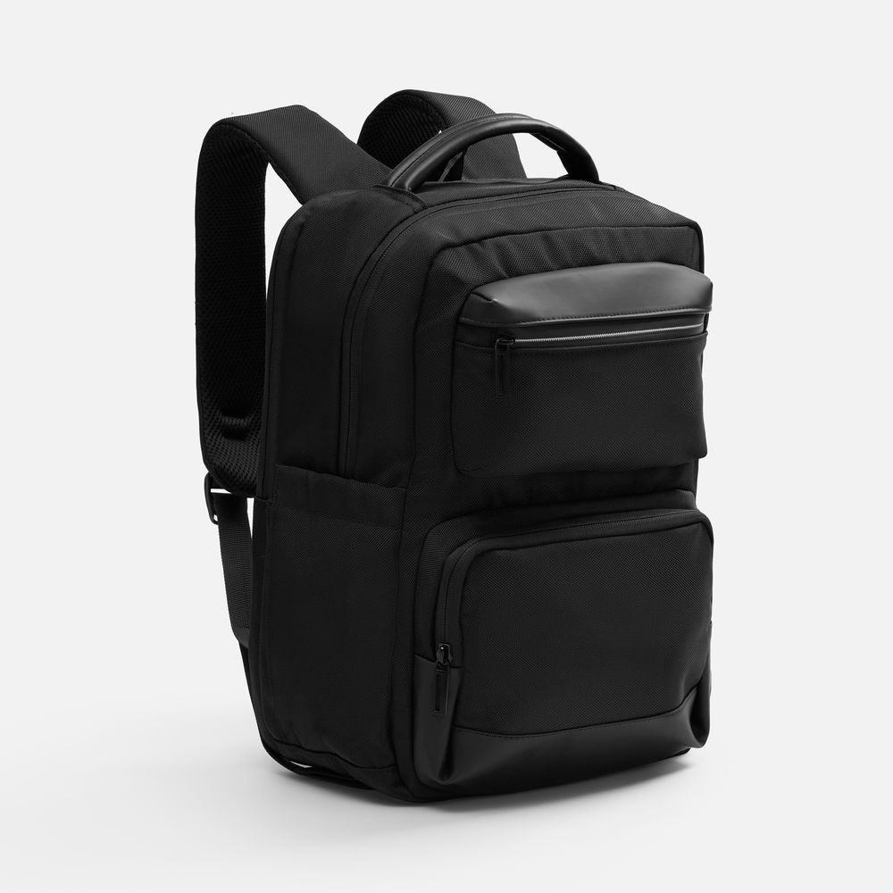 Рюкзак nowaPolis, черный / Миниатюра WWW (1000)