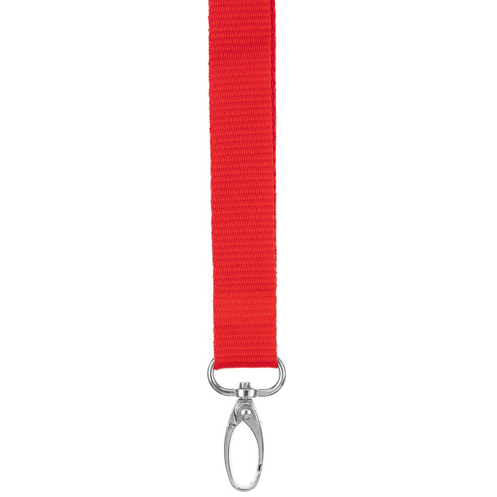 Лента для бейджа Pin, красная / Миниатюра WWW (1000)