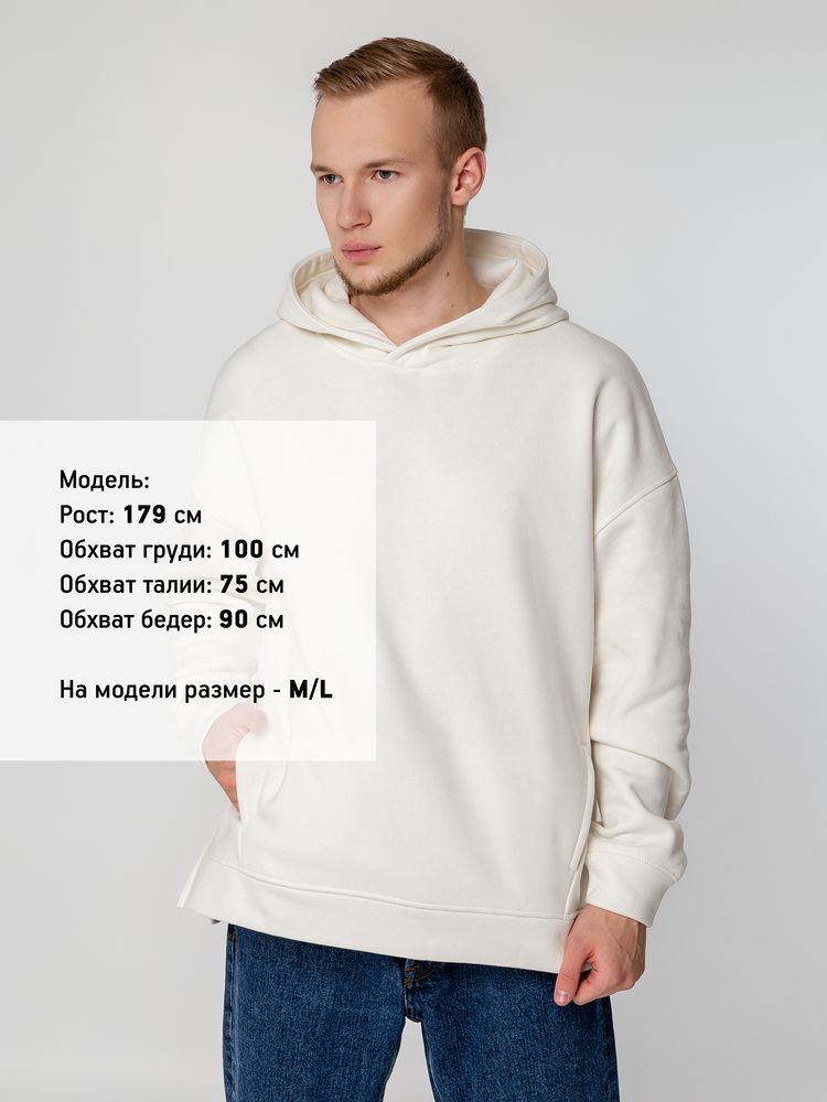 Худи оверсайз унисекс Tolla, молочное / Миниатюра WWW (1000)