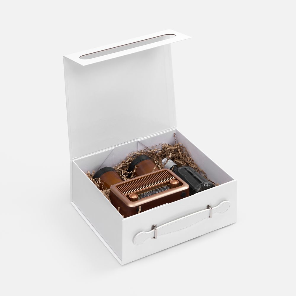 Коробка складная Holdfold, S, белая / Миниатюра WWW (1000)