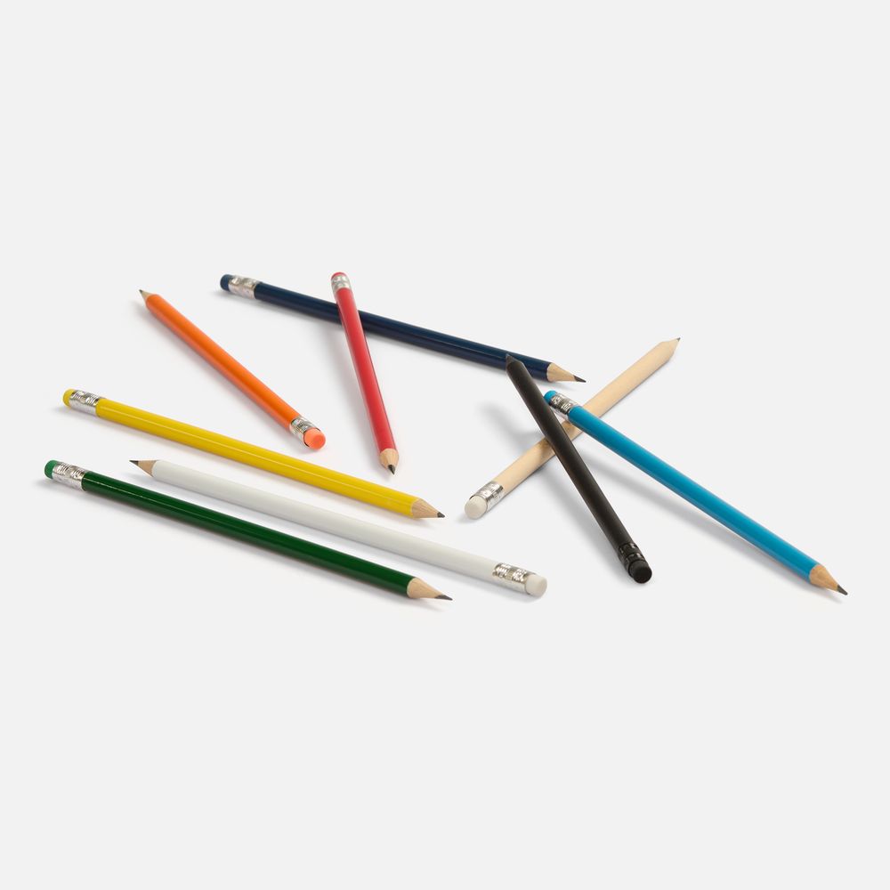 Карандаш простой Hand Friend с ластиком, черный / Миниатюра WWW (1000)